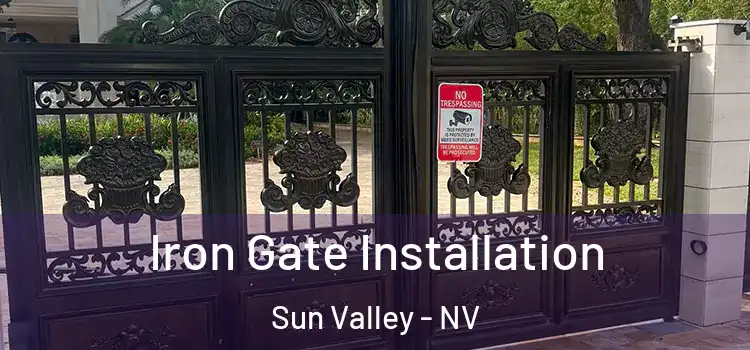 Iron Gate Installation Sun Valley - NV